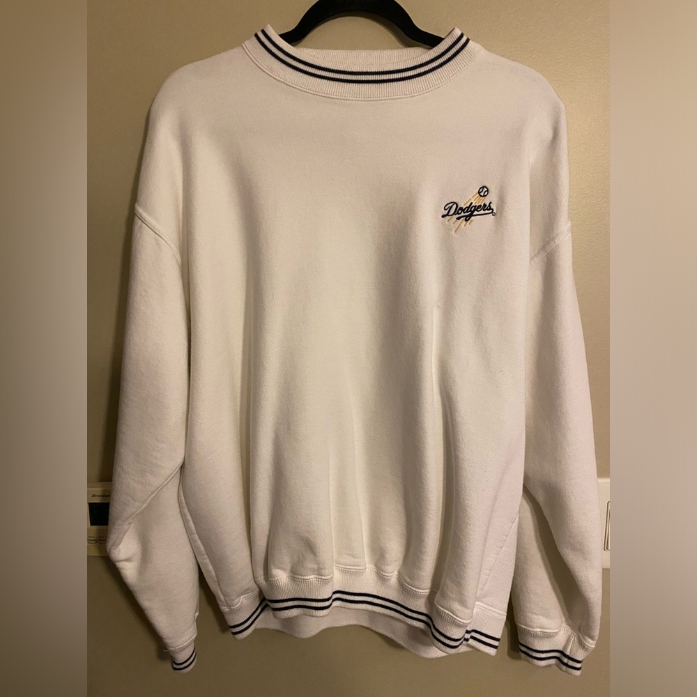 Vintage Los Angeles Dodgers White Sweater